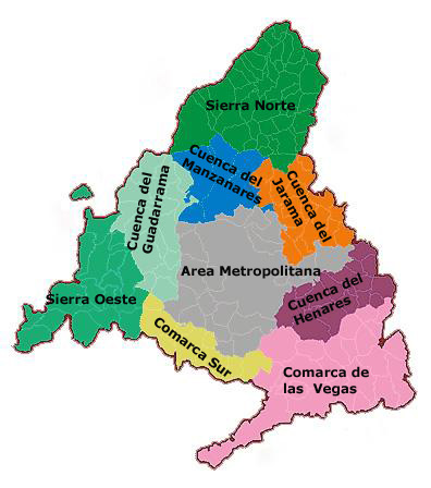 mapa de madrid